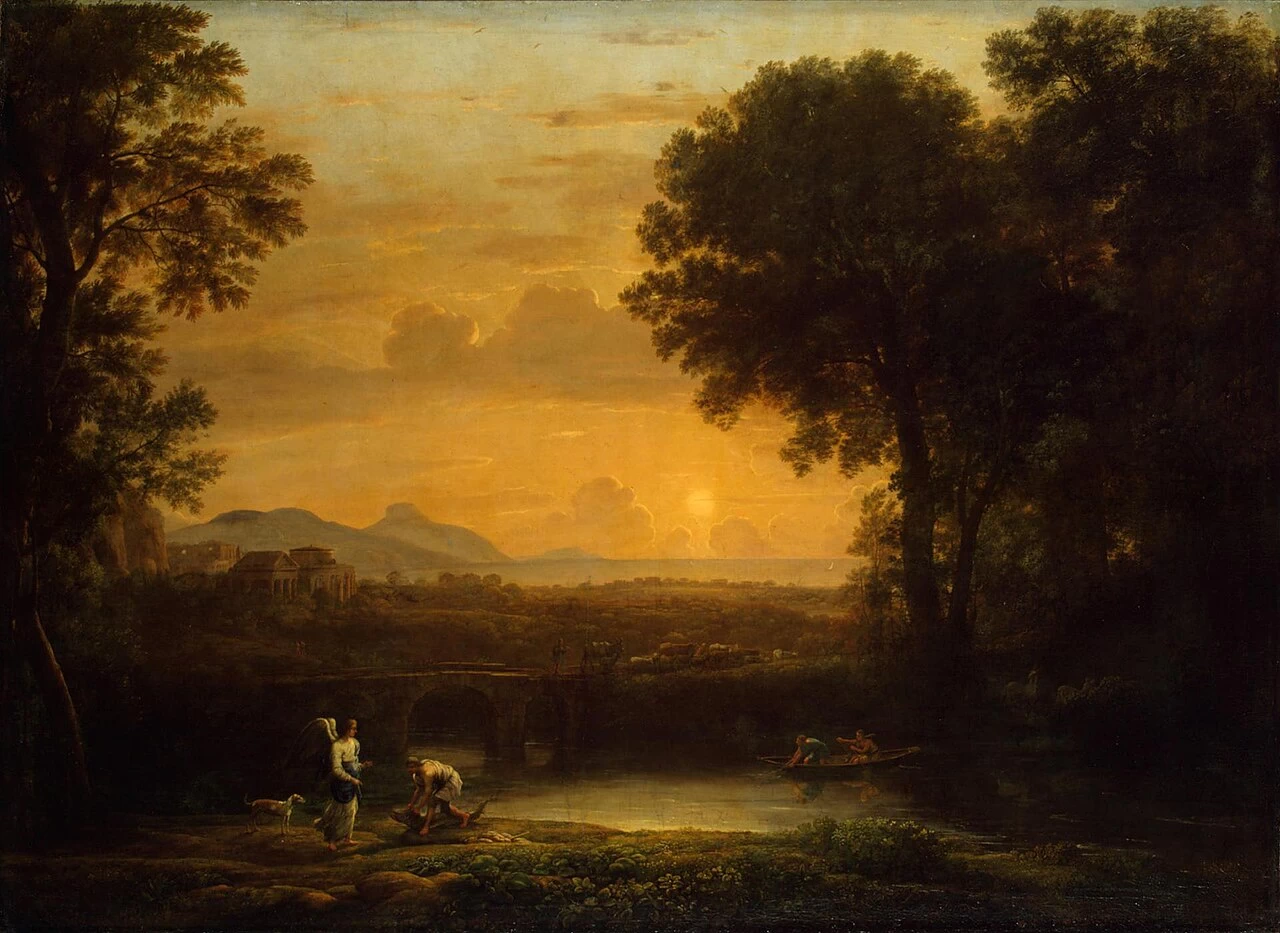 Paesaggio con Tobia e l'angelo - Hermitage, San Pietroburgo
